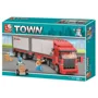 Constructor Sluban City Double Van Freight Trin foto