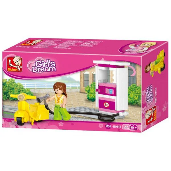 Constructor Sluban Girl's Dream Gas Station foto