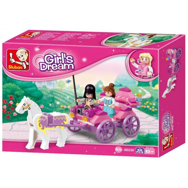 Constructor Sluban Girl's Dream Princess Horse Carriage foto