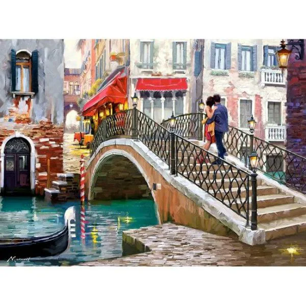 Puzzle Castorland Venice Bridge, 2000 piese foto