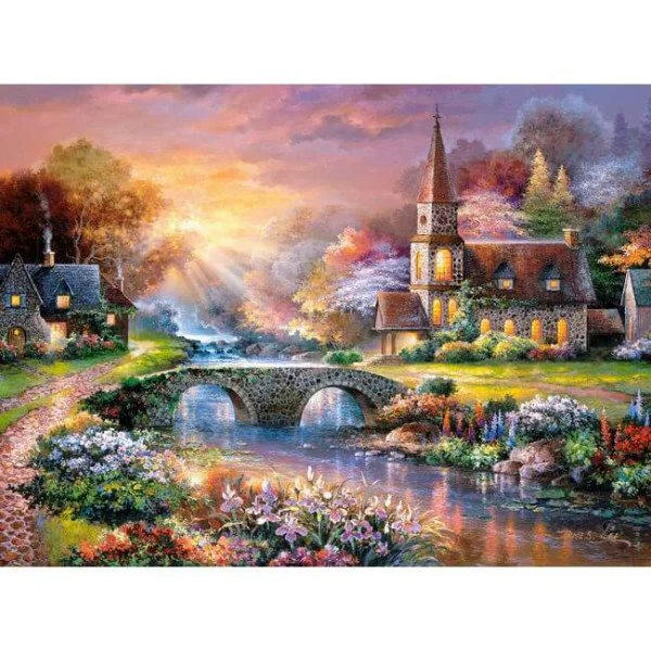 Puzzle Castorland Peaceful Reflections, 3000 piese foto