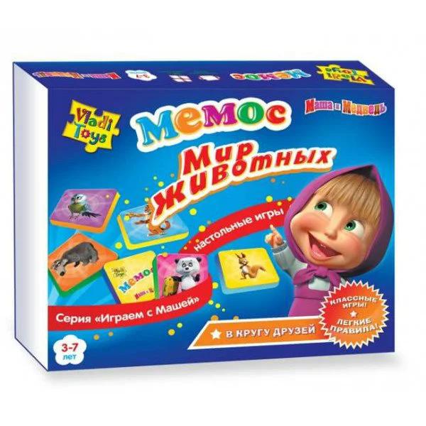 image for Joc de masa Vladi Toys "Memory" Mașa și Ursul foto