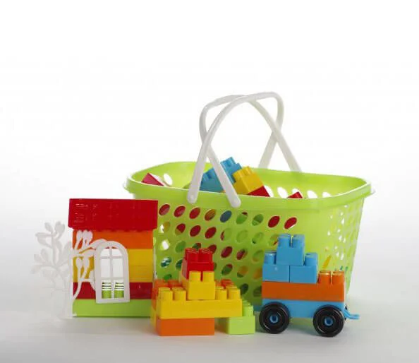 Set constructiv in cos Dixy Burak Toys (82 piese)