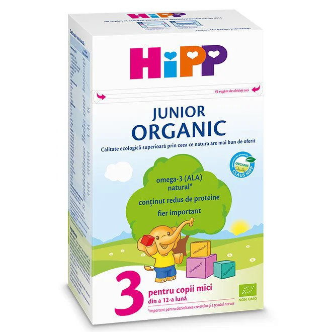 image for Formula de lapte HiPP 3 Organic Junior (12+ luni), 500 g foto