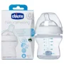 Biberon Chicco STEP UP 1 cu tetina din silicon inclinata, flux normal (0+ luni), 150 ml foto