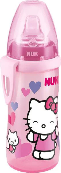 Чашка NUK Active Cup Hello Kitty с силиконовой насадкой (12+ мес.), 300 мл