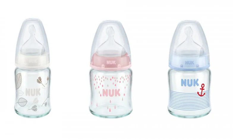 image for Biberon din sticla NUK First Choice cu tetina din silicon (0-6 luni), 120 ml foto