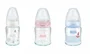 Бутылочка стеклянная NUK First Choice с силиконовой соской (0-6 мес.), 120 мл foto