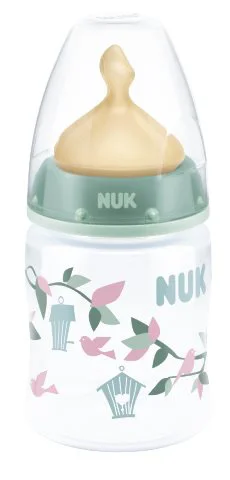 image for Бутылочка пластиковая NUK First Choice с латексной соской (0-6 мес.), 150 мл foto