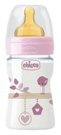 Бутылочка пластиковая Chicco Girl Well Being с латексной соской, 150 мл