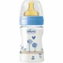 Biberon din plastic Chicco Boy Well Being cu tetina din latex, 150 ml