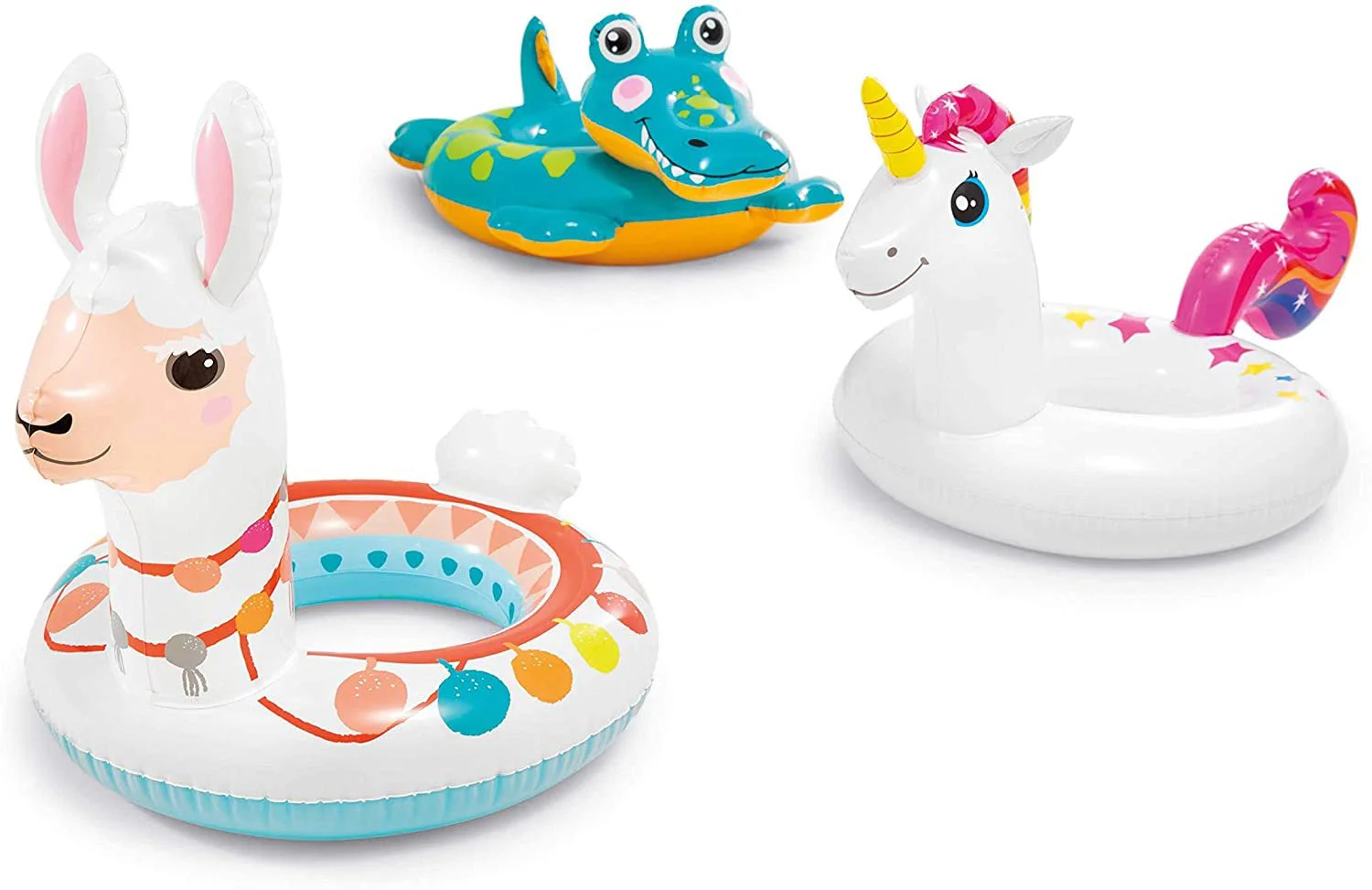 Cerc gonflabil pentru copii Intex Animal Rings foto