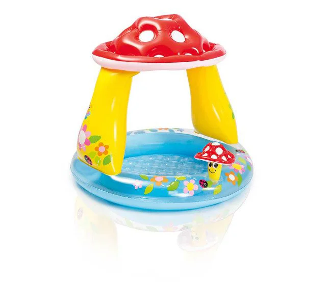 image for Piscina gonflabila pentru copii Intex Mushroom 102x89 cm foto
