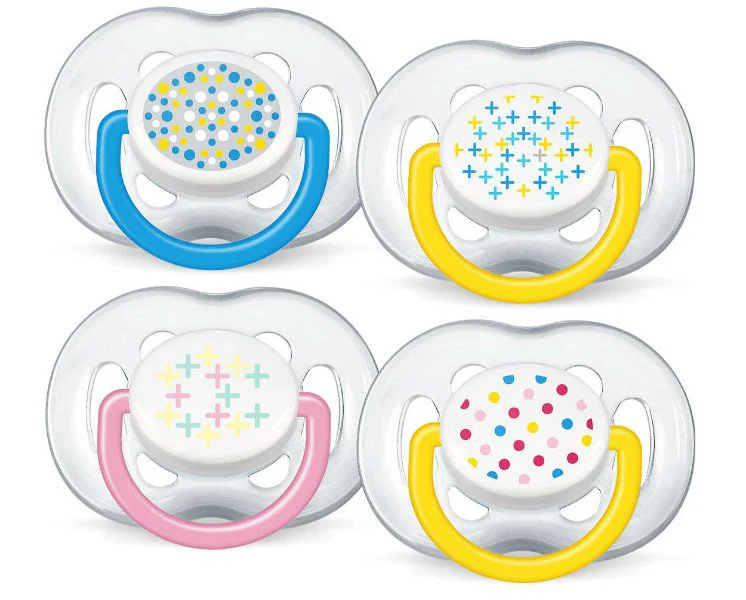 image for Пустышки ортодонтические Freeflow Philips AVENT Contemporary (6-18 мес.), 2 шт. foto