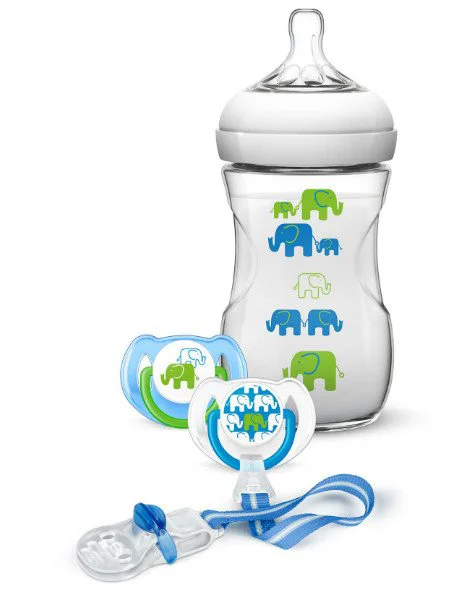 image for Эксклюзивный подарочный набор Слоники Philips AVENT Серия Natural foto