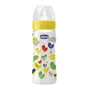 Biberon din plastic Chicco Well Being IRONIC cu tetina din silicon, 330 ml foto