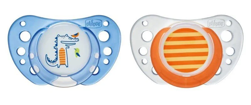 image for Пустышка латексная Chicco Physio Air Синяя (6-16 мес.), 2 шт. foto