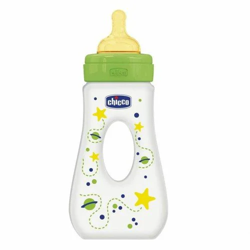 Biberon din plastic Chicco Travelling cu tetina din latex, 240 ml foto