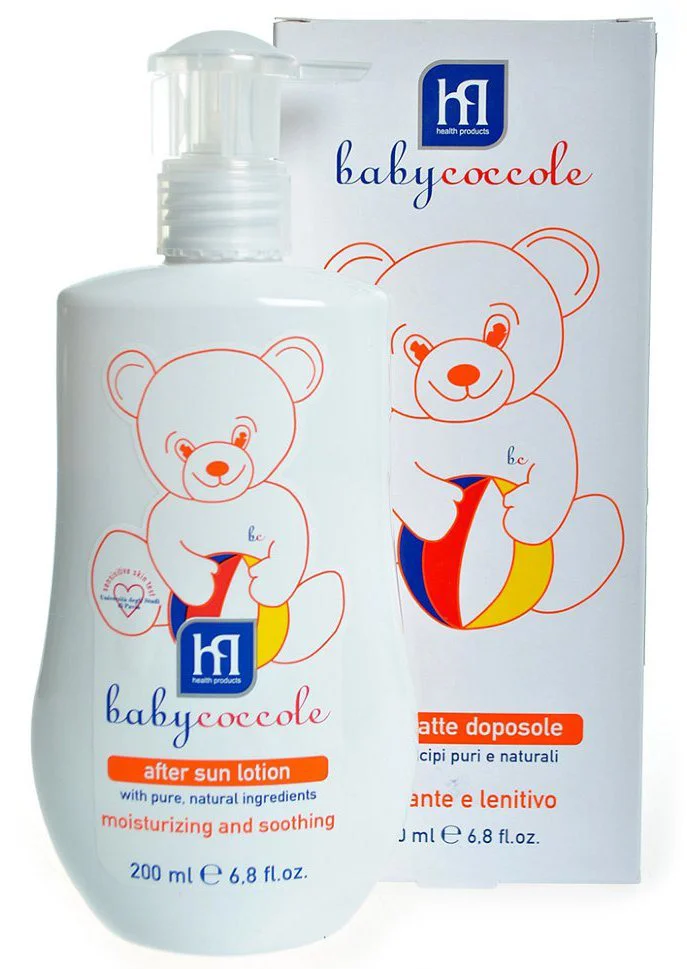 Нежное молочко после загара BabyCoccole (0+ мес.), 200 мл
