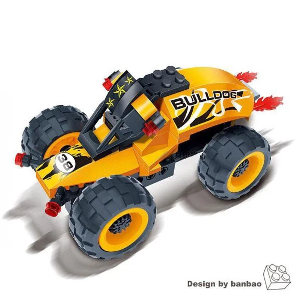 Constructor BanBao Bulldog Pull Back Racer