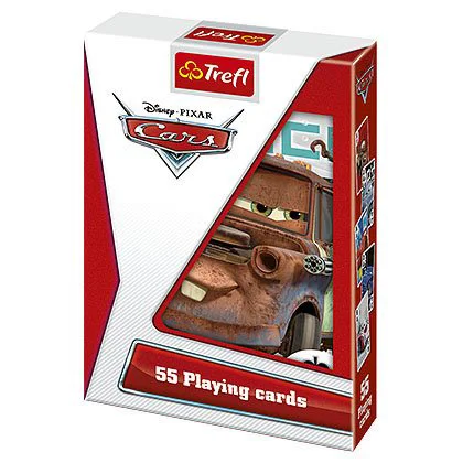 Carti de jucat Trefl Disney "Cars", 55 carti foto
