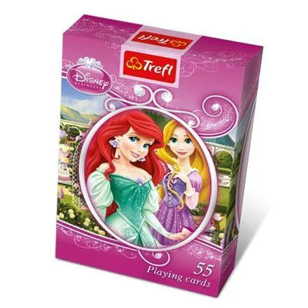 Carti de jucat Trefl Disney "Princess", 55 carti foto