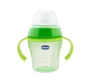 Canuta cu nasuc moale Chicco cu supapa anticurgere Verde (6+ luni), 200 ml