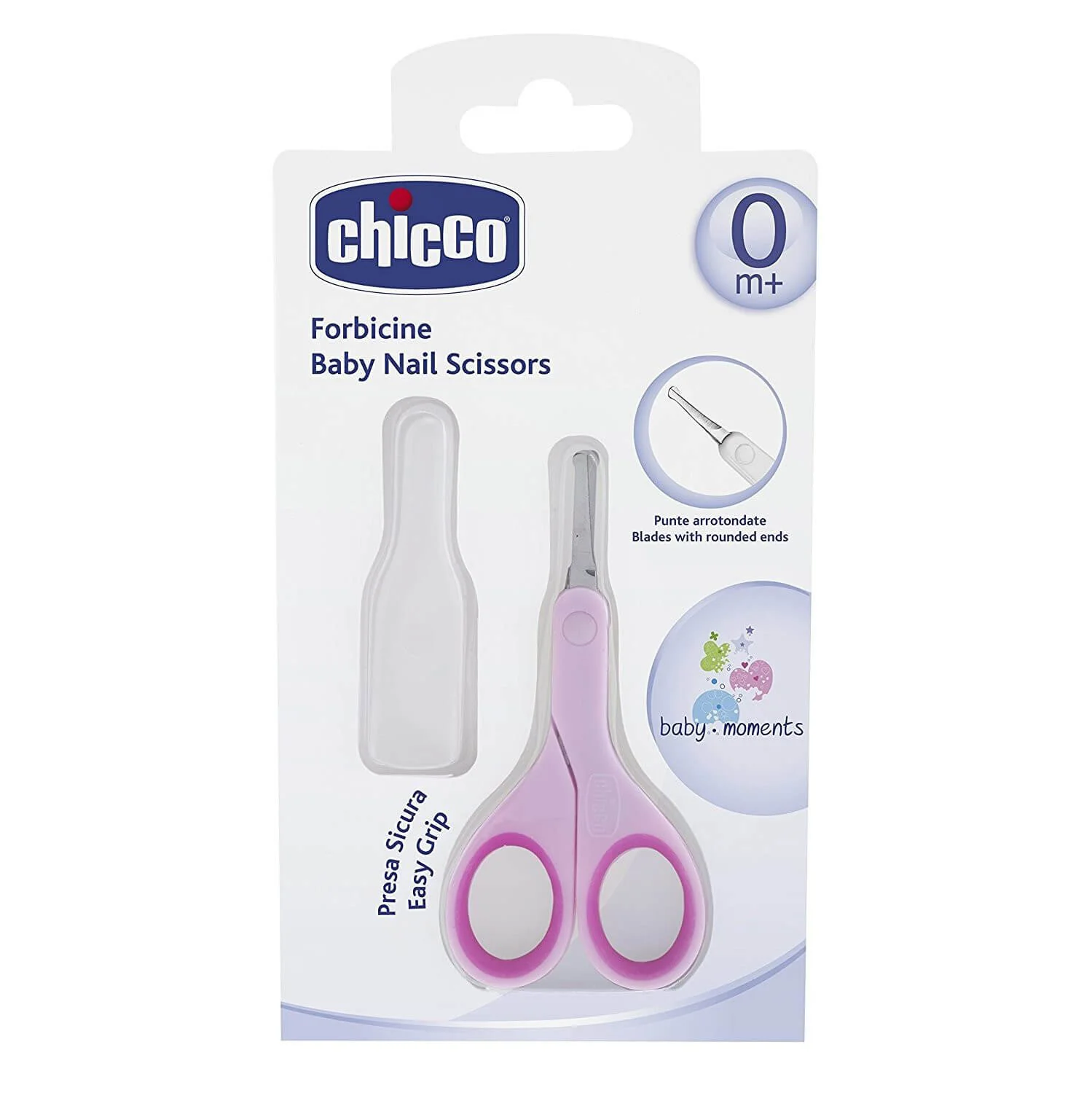 Ножницы безопасные Chicco Розовые