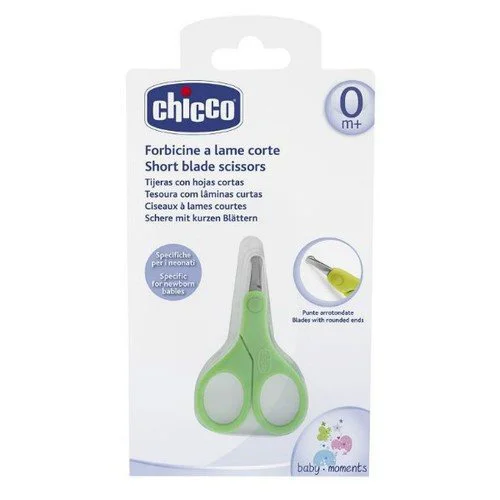 Ножницы для новорожденных Chicco с короткими лезвиями