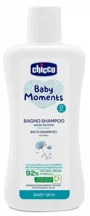Gel de dus si sampon Chicco Baby Moments, 200 ml foto