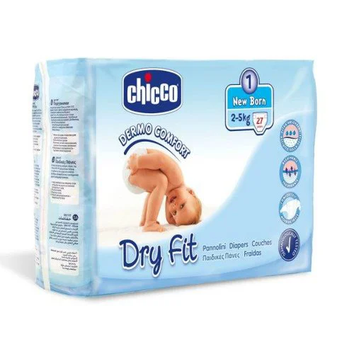 Scutece Chicco New Born 1 (2-5 kg), 27 buc. foto