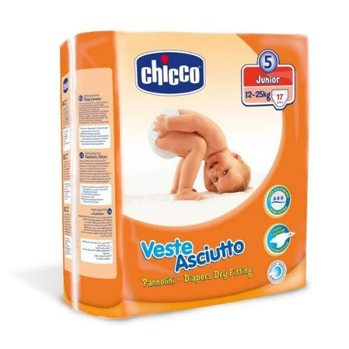 Scutece Chicco Junior 5 (12-25 kg), 17 buc. foto