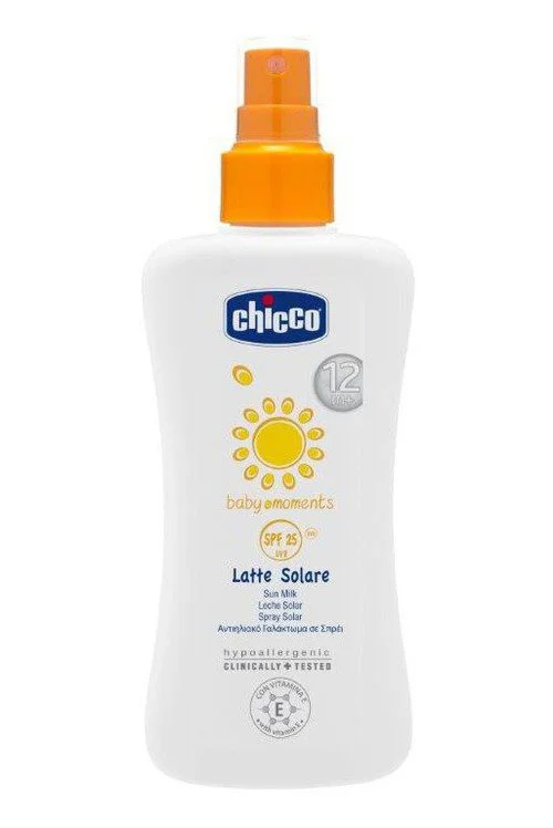 Молочко-спрей солнцезащитное Chicco SPF 50+, (12+ мес.), 150 мл