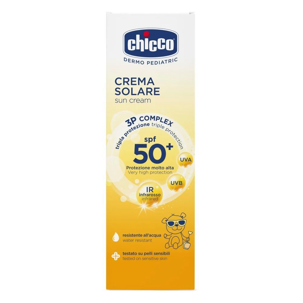Crema de protectie solara Chicco SPF 50, (0+ luni), 75 ml foto