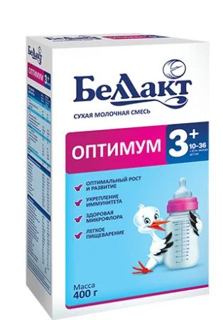Детская молочная смесь Беллакт ОПТИМУМ 3+ (10-36 мес.), 400 г