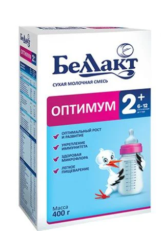 image for Formula de lapte Bellact Optimum 2+ (6-12 luni), 400 g foto