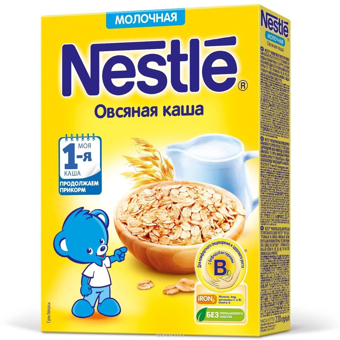 image for Каша молочная овсяная Nestle (5+ мес.), 250 г foto