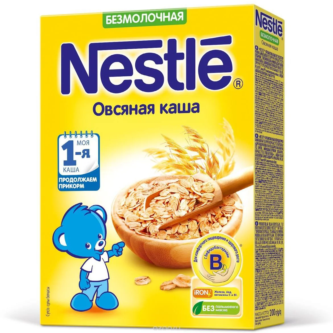 image for Каша безмолочная овсяная Nestle (5+ мес.), 200 г foto