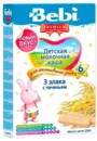 Terci din 3 cereale cu lapte Bebi Premium cu biscuiti (6+ luni), 200 g