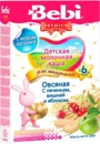 Terci de ovaz cu lapte Bebi cu biscuiti, visine si mere (6+ luni), 200 g