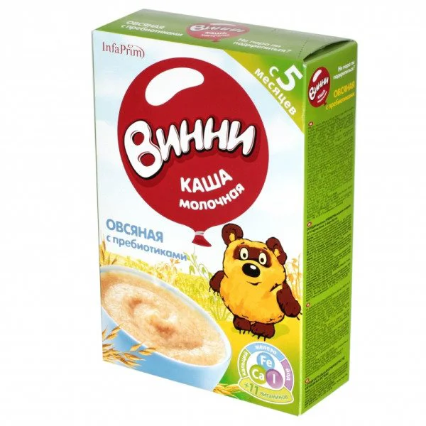 image for Terci de ovaz cu lapte Винни (5+ luni), 220 g foto