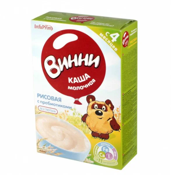 Terci de orez cu lapte Винни (4+ luni), 200 g