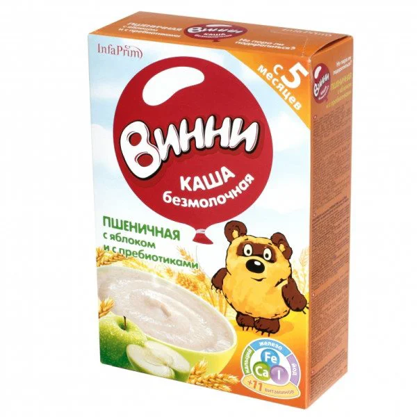 image for Terci de grau fara lapte Винни cu mere (5+ luni), 200 g foto