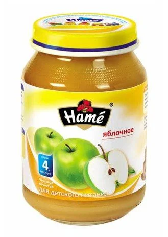Пюре Hame Яблочное (4+ мес.), 190 г