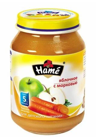 image for Piure Hame din mere si morcovi (5+ luni), 190 g foto