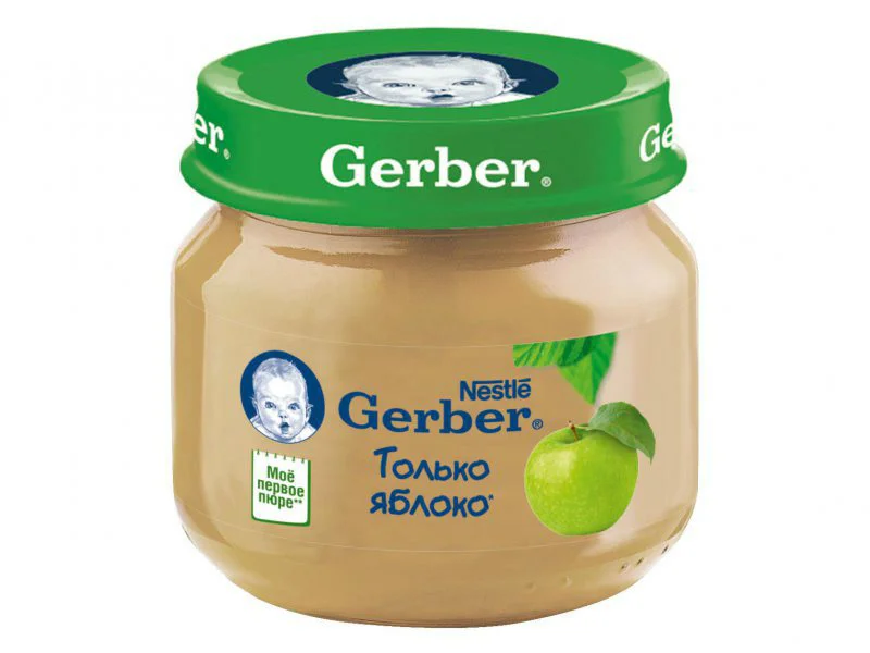 Piure Gerber din mere (4+ luni), 80 g