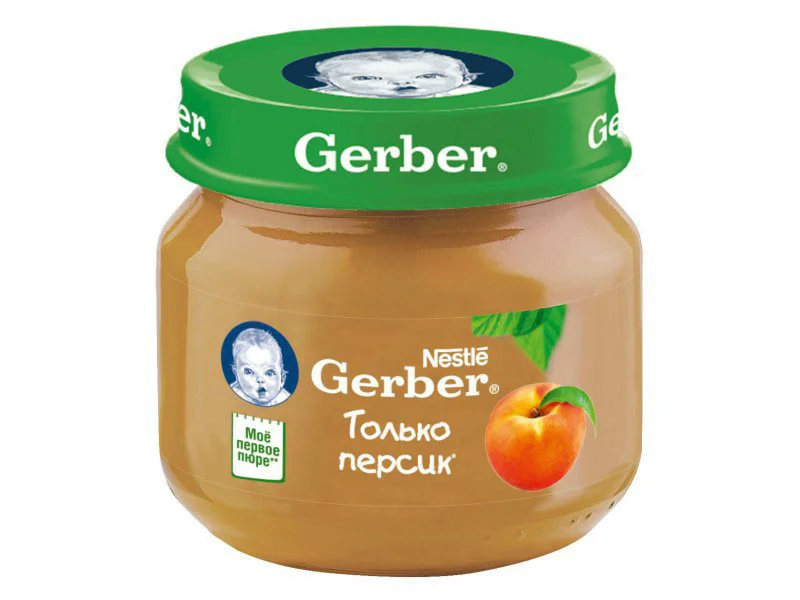 Piure Gerber din piersici (4+ luni), 80 g foto