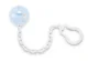 Lantisor pentru suzeta NUK Baby Blue foto