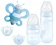 Подарочный набор из 5 предметов NUK Baby Blue (2 бутылочки, 2 пустышки и игрушка) foto