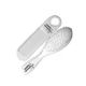 Perie si pieptene Tommee Tippee pentru bebelus